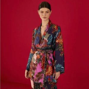 FARM Rio Flower Scarves Kimono